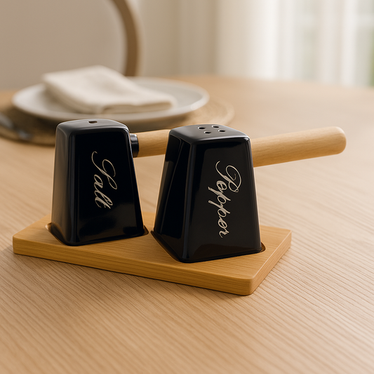 Hammered Style Salt & Pepper Set