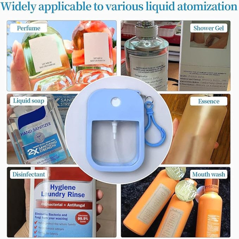 MistOnGo Portable Travel Atomizer – Refillable Perfume & Liquid Spray | Adornia.pk