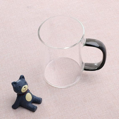 طقم من 6 قطع من زجاج البورسليكات سعة 330 مل