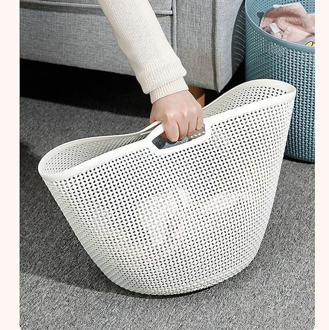 Round Flexi Laundry Basket with Handles (2138) by Limon