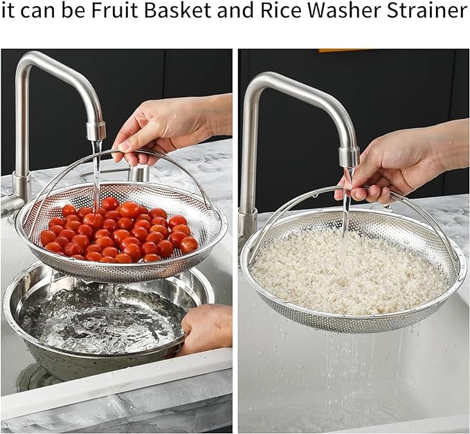 Stainless steel food steamer basket