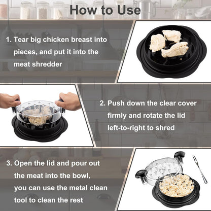 Large Chicken Shredder Tool – Twist & Shred Chicken Breast Effortlessly | Adornia.pk