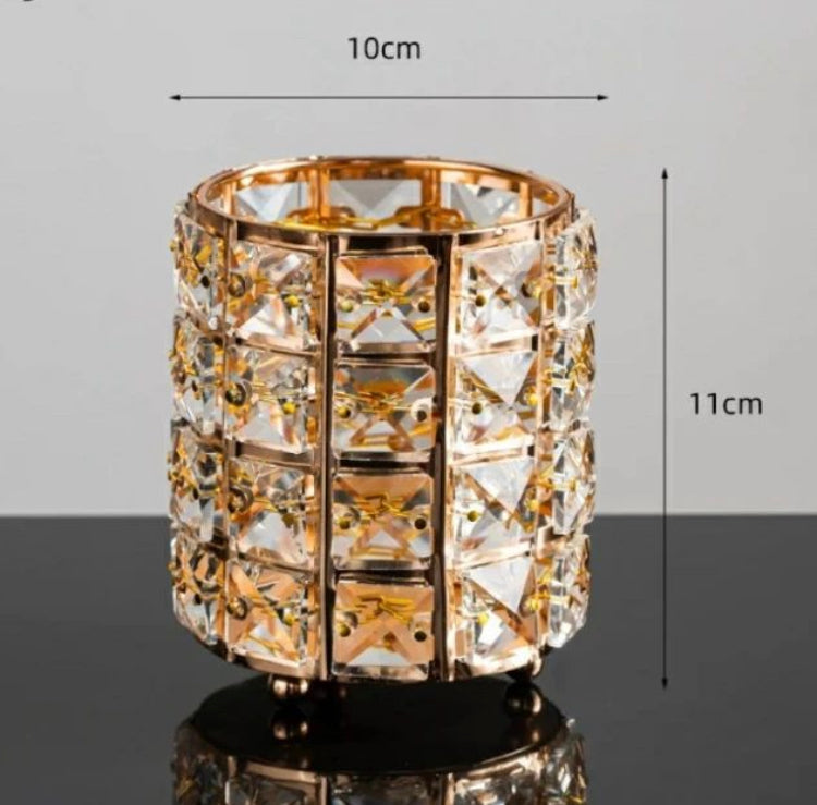 Crystal Round Brushes Holder