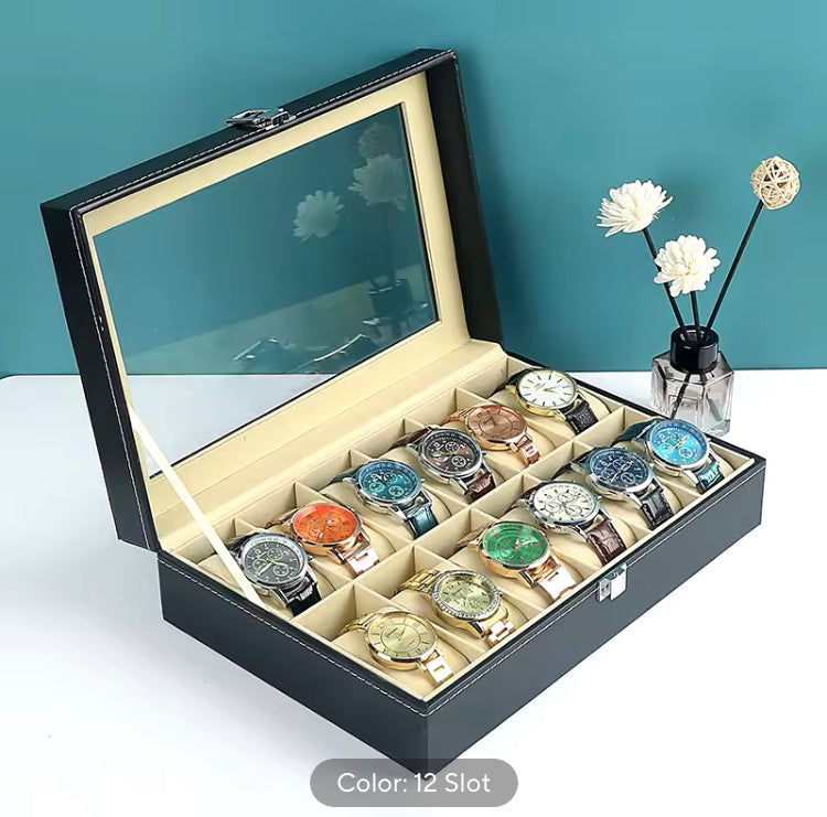 Leather Watches & Bracelets Storage Box