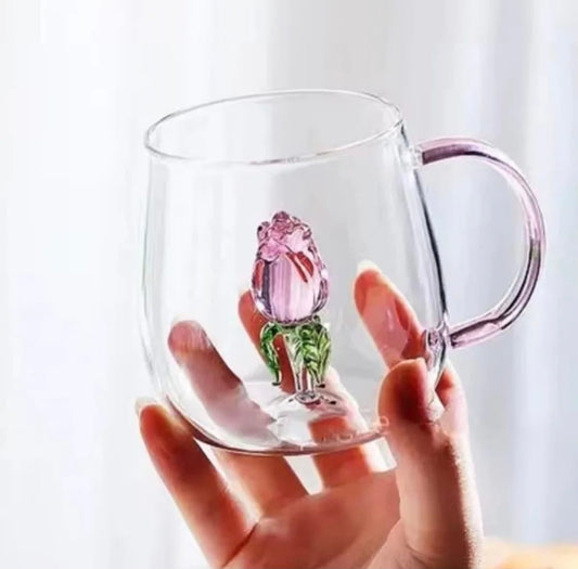 Creative 3D Glass Water Mug