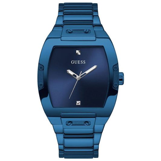 Guess Men’s Quartz Blue Stainless Steel Blue Dial 42mm Watch GW0387G4