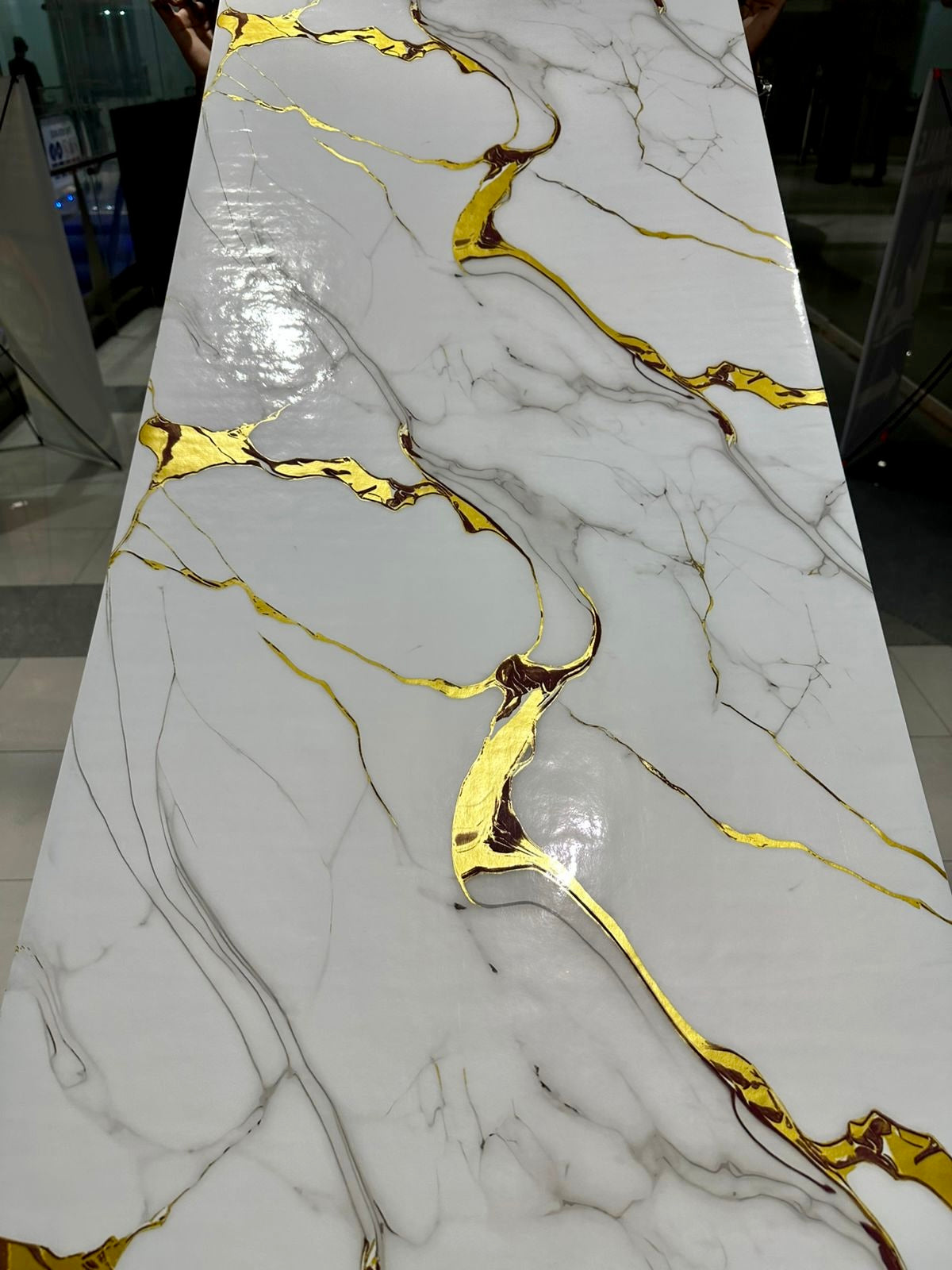 Wall Adhesive Marble Sheets for Home Decoration (60cm*2m)