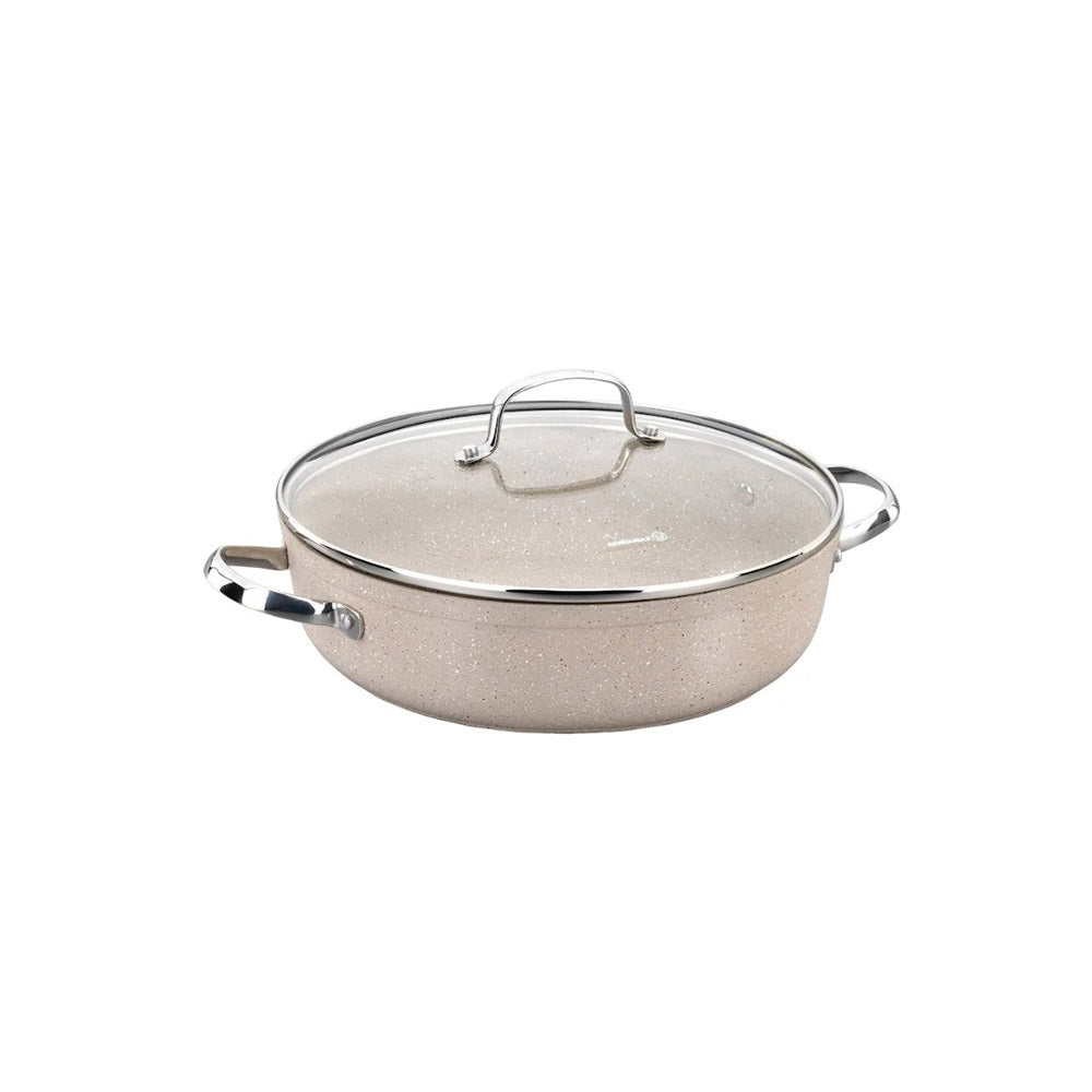 Korkmaz Granita Alu. Low Casserole 24x6.5cm