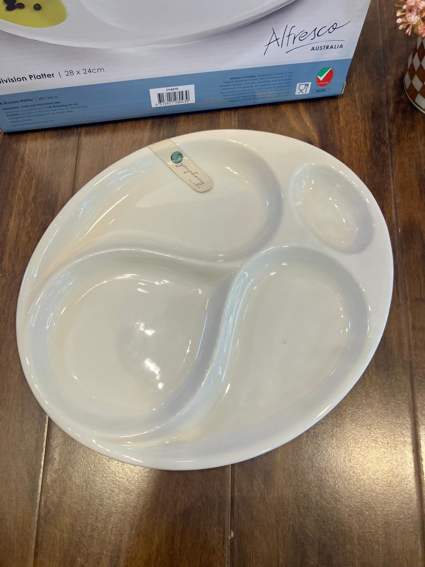 Symphony 4Division Platter 1Pcs