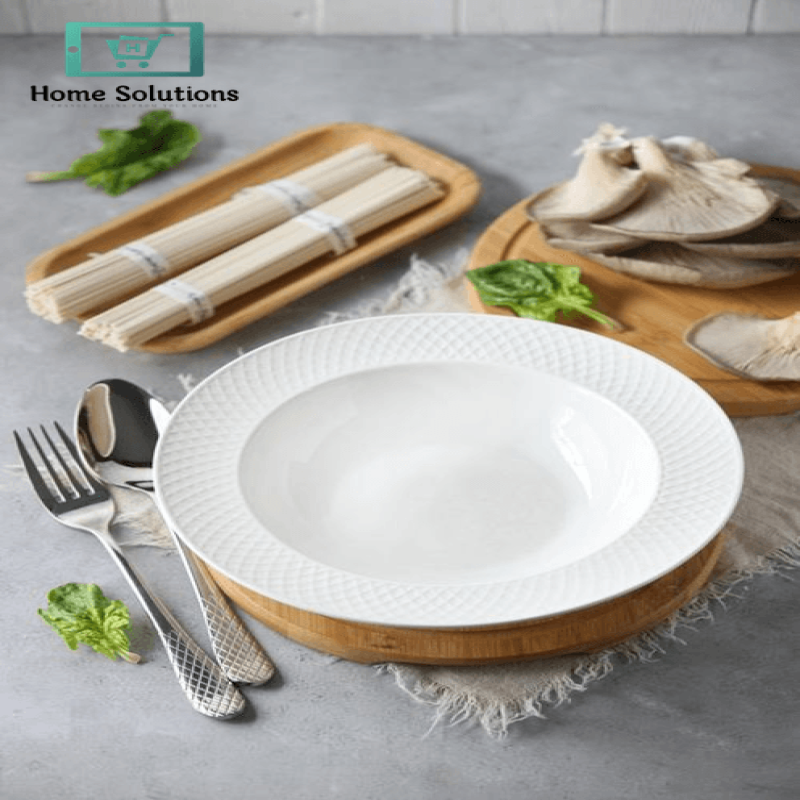 Wilmax  England JULIA 9-Inch Deep Plate Set – Set of 6