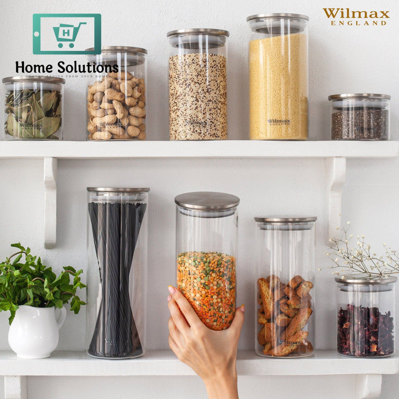 Wilmax Glass Jar with Lid