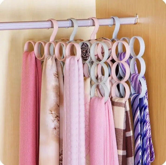 Multipurpose Scarf Storage Hanger with 15 Holes