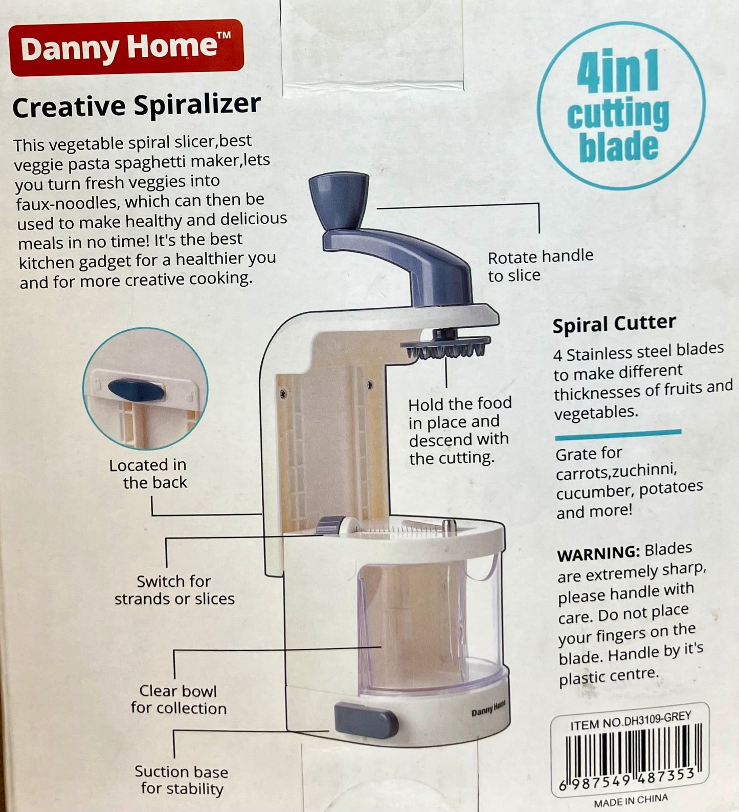 Danny Home Creative Spiralizer 1Pcs