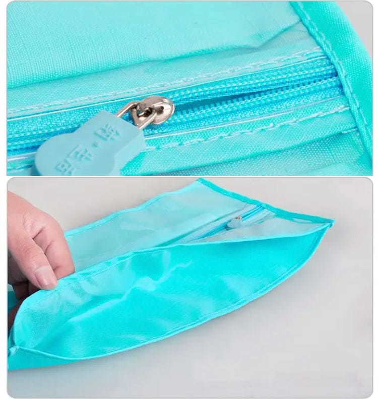Hanging Shoe Organizer, Portable Shoe Storage Bag, Waterproof Oxford Cloth Shoes Storage Bag, Transparent Shoe Bags, Large Capacity Colorful Travel Shoe Bag, Travel Portable Sorting Pouch