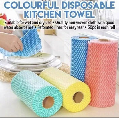 50 Pcs Disposable Kitchen Towels