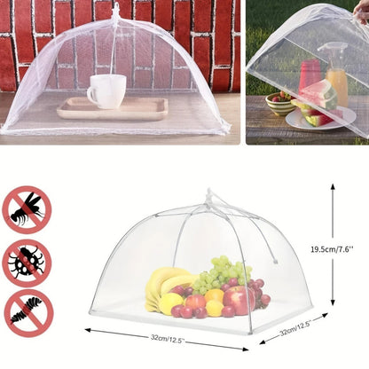 Net Food Cover, Foldable Vegetable Cover, Large Food Cover, Dust-proof Cover