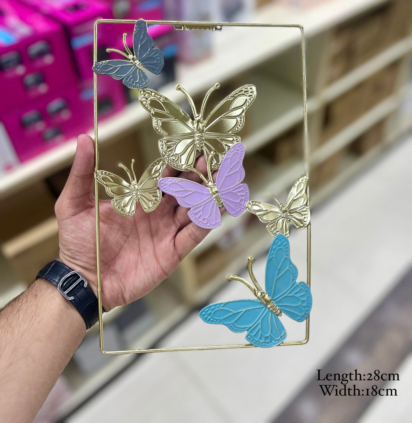 Butterfly Metal Wall Motif for Home Decor