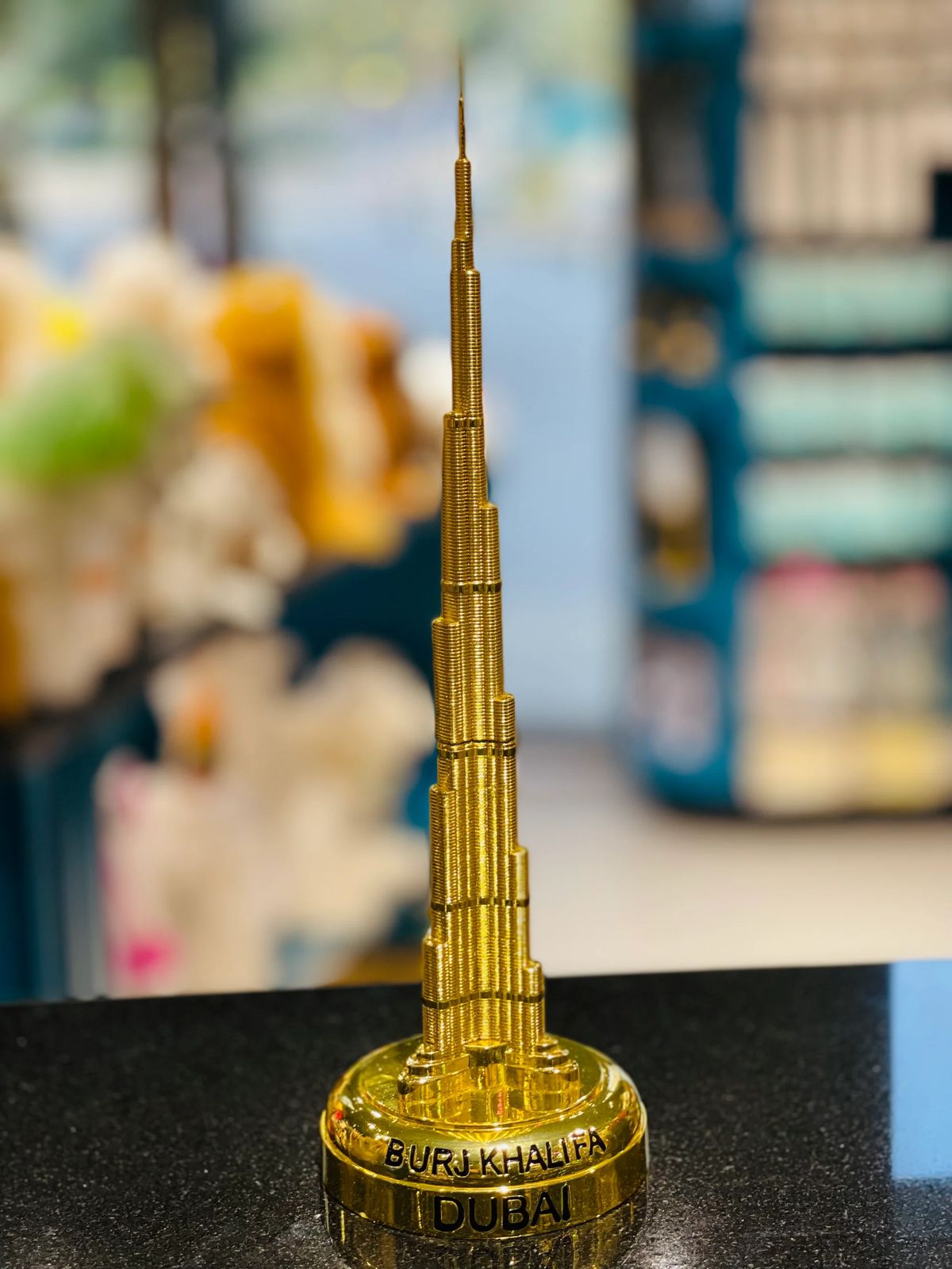 Metal Gold Chrome Burj Khalifa for Home Decor
