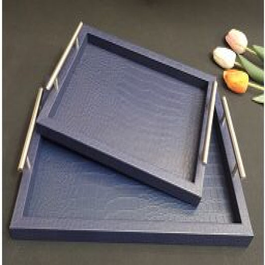 Leather Tray 2-Pcs