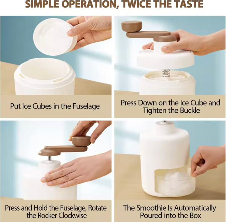 Hand Operated Easy Ice Crusher