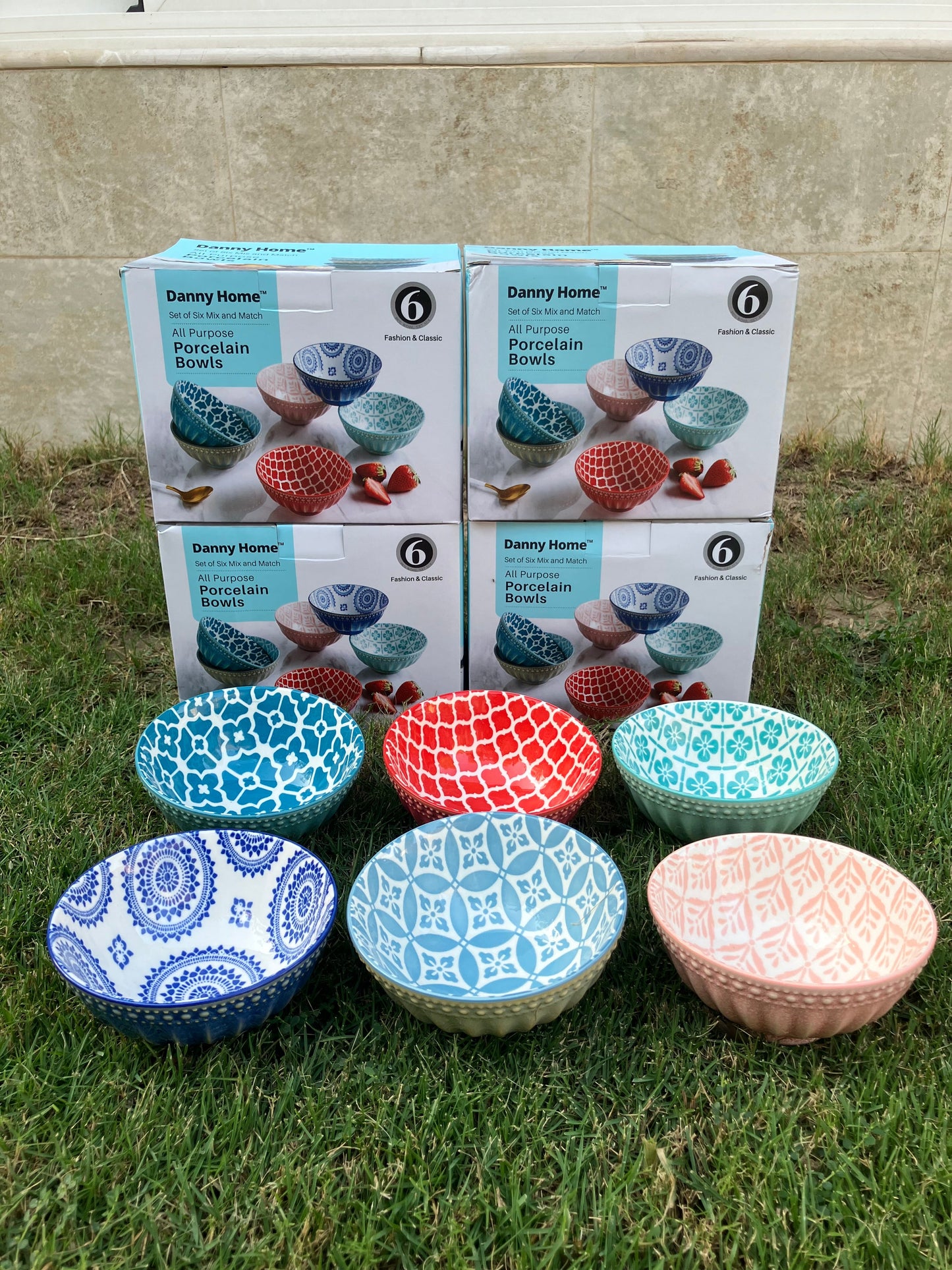 Danny Home Multicolour Bowl 6 Pcs