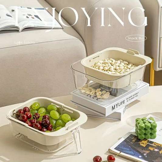 Plastic Fruit and Vegetable Washing Drain Basket