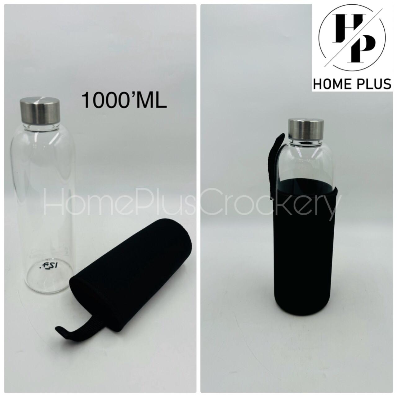 Glass Bottle with Cover