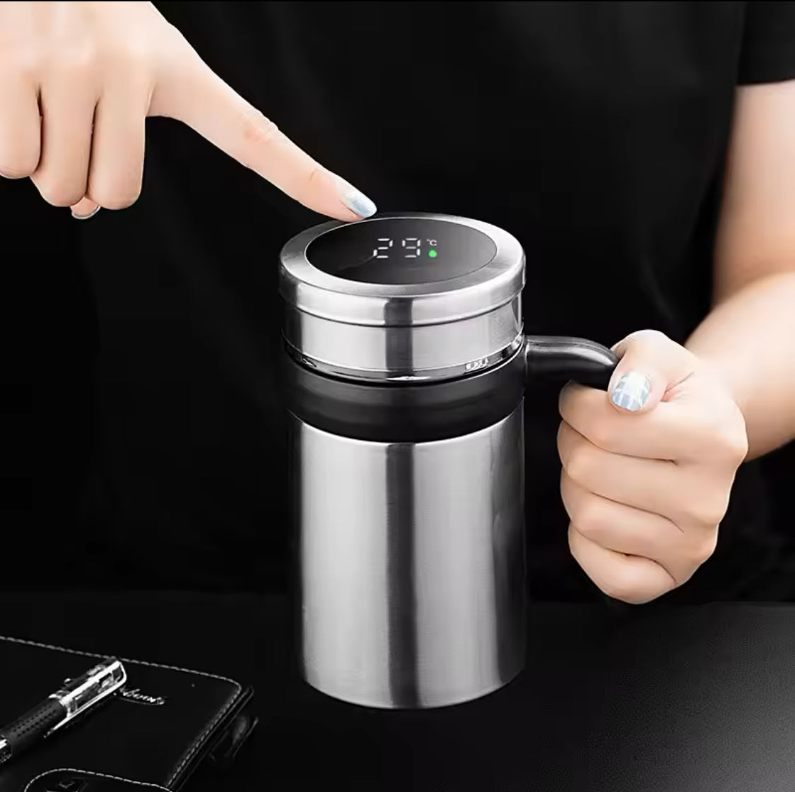 500ml Temperature Display Coffee Thermos