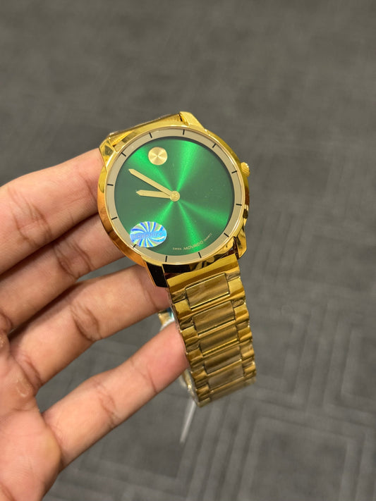 MOVADO GOLDEN GREEN DIAL