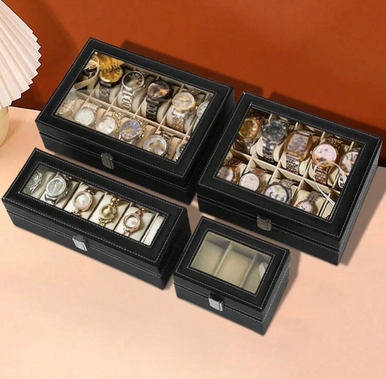 Leather Watches & Bracelets Storage Box