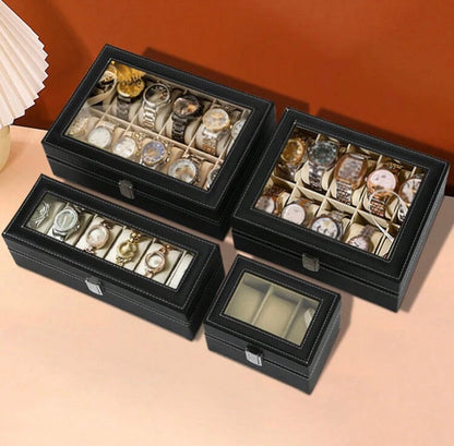 Leather Watches & Bracelets Storage Box