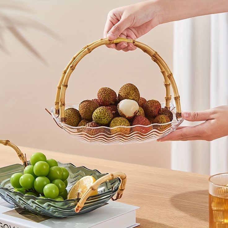 Portable Acrylic Dry Fruit Tray