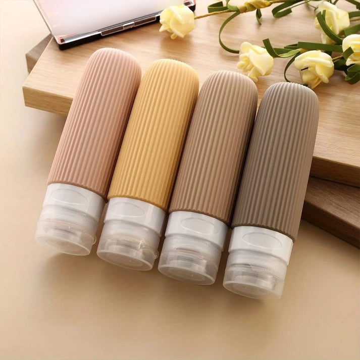 4 Pcs Portable Travel Bottles Set
