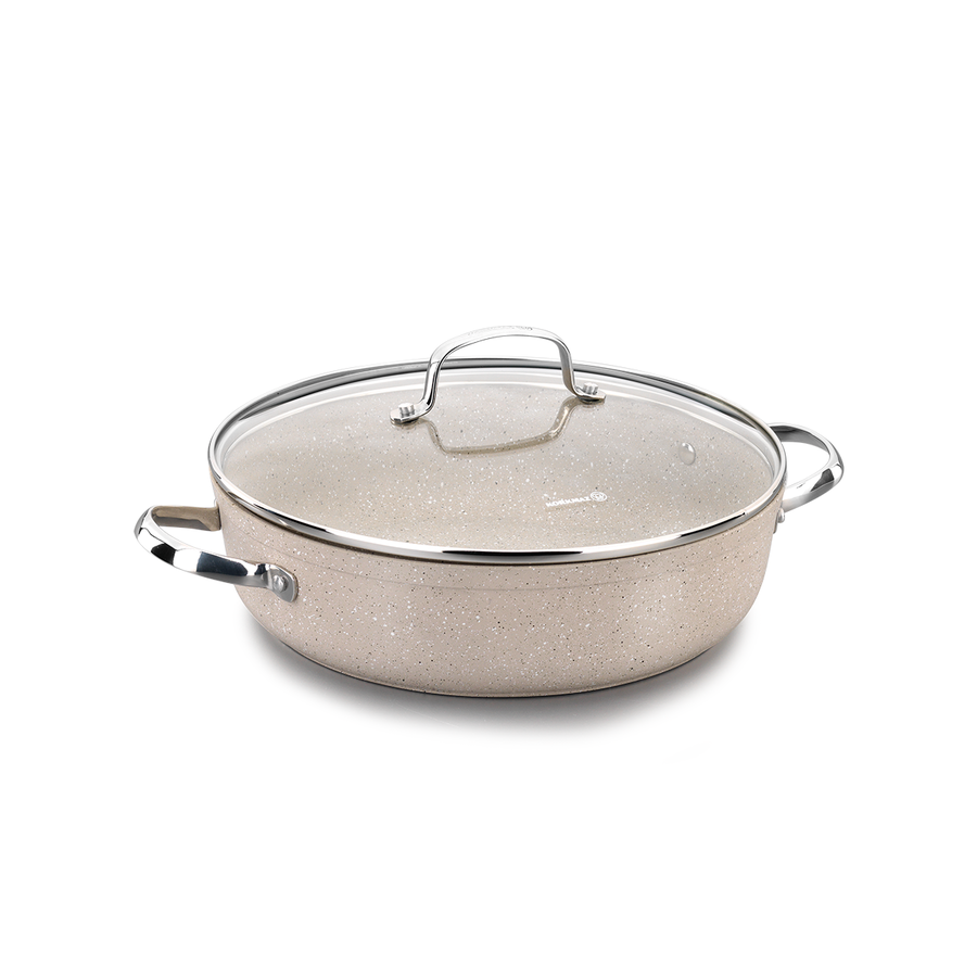 Korkmaz Granita Alu. Low Casserole 28x7.5cm / 4.0l.