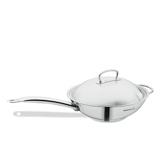 Korkmaz Proline Wok With Auxiliary Handle 32x9 (Satin)