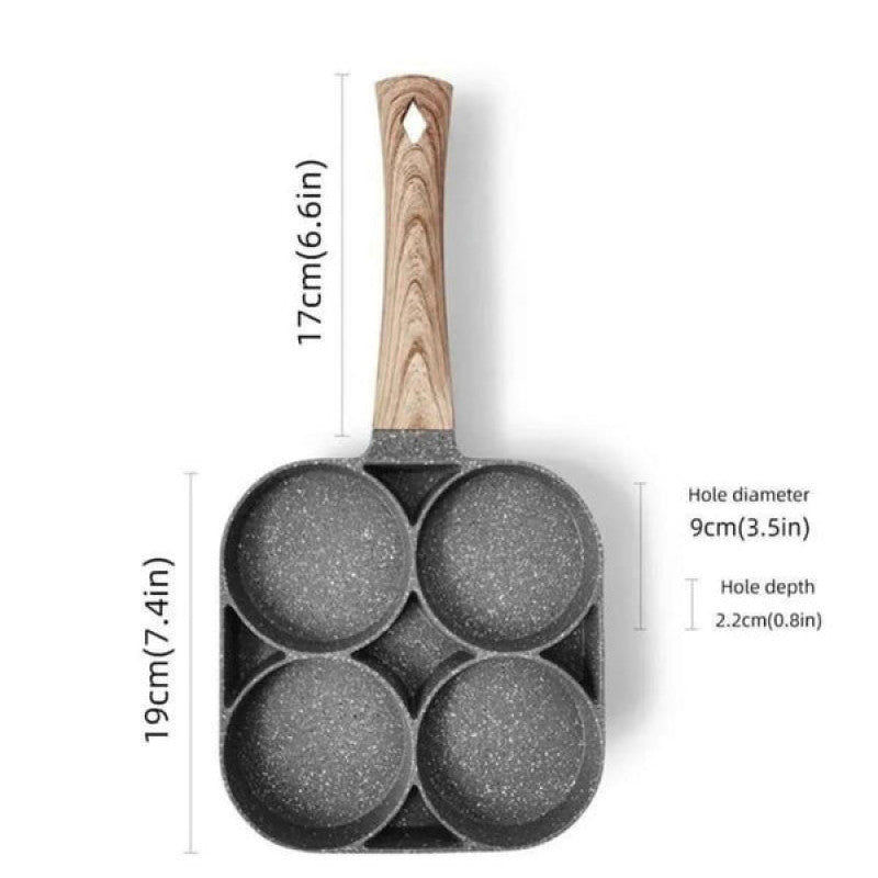 4 Portions Non-Stick Frying Pan