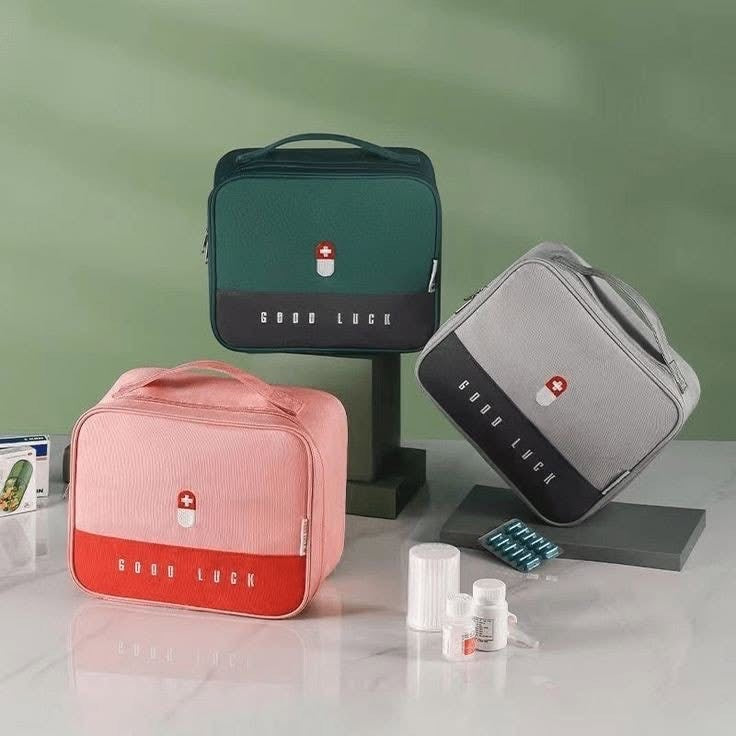 Large Capacity Waterproof Thickened Medicine Bag