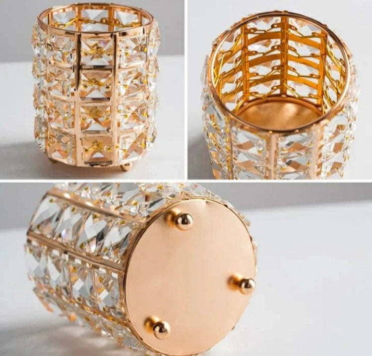 Crystal Round Brushes Holder