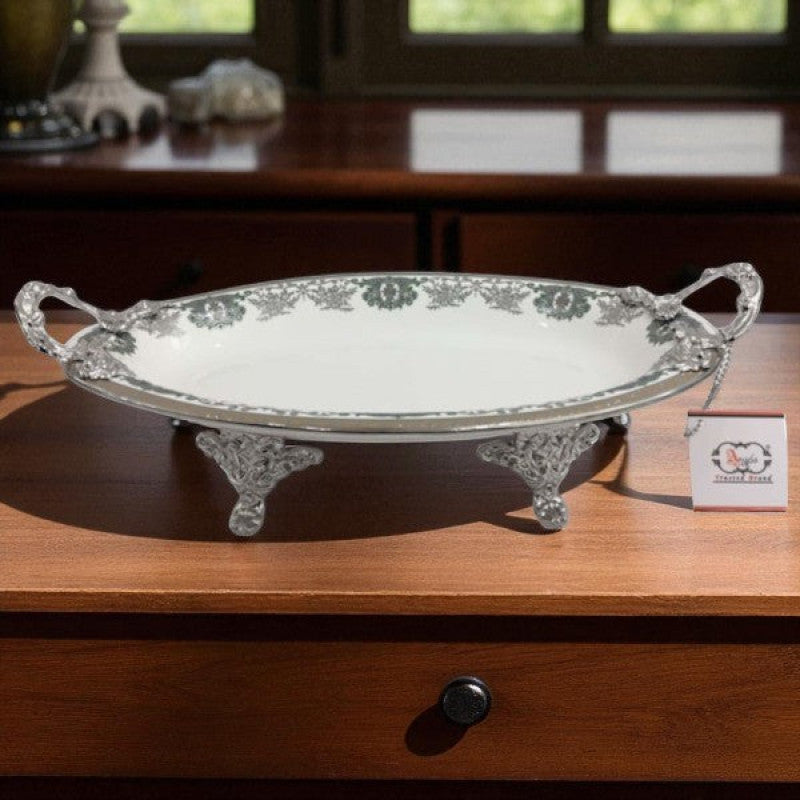 Serving Dish Oval 34x20cm 6c- AB-121