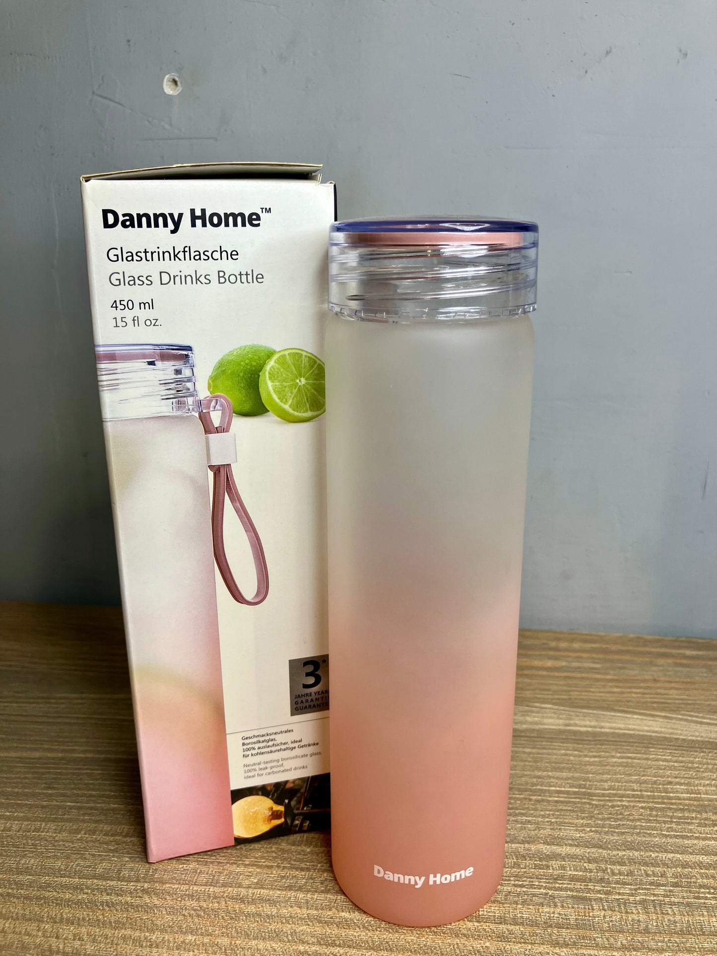 Danny Home Glass Drink Water 1Pcs