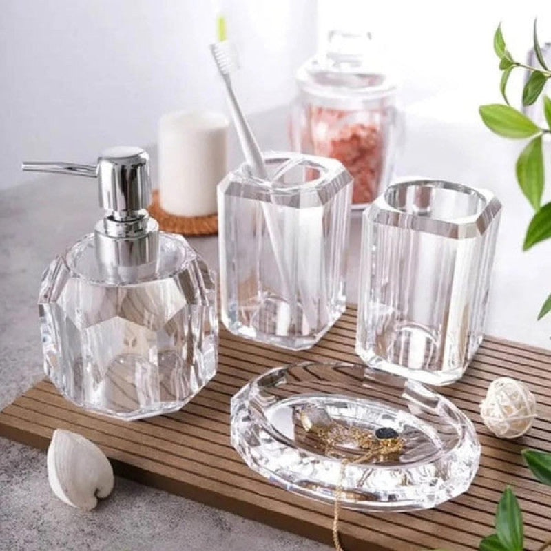 4 Pcs Bathroom Set (high Quality)