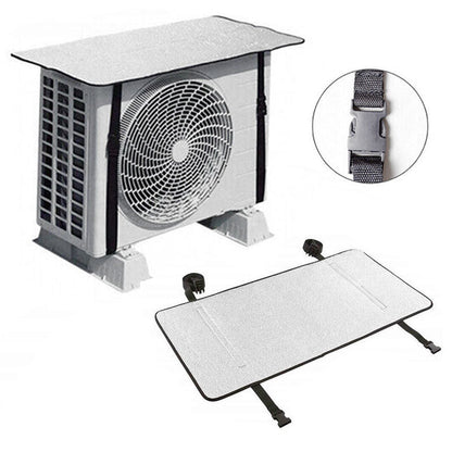 AC Outdoor Unit Protector Aluminium Cover With Straps