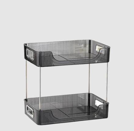 Premium Quality Acrylic Transparent Large Capacity Makeup Shelf