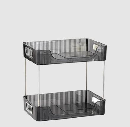Premium Quality Acrylic Transparent Large Capacity Makeup Shelf