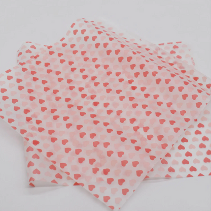 Printed Food Wrapping Wax Paper Sheets (50 Pcs)