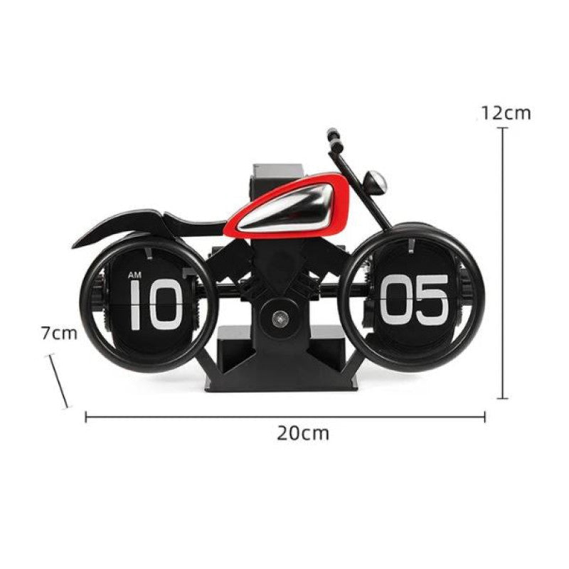 Antique-Style Mechanical Desk Clock – Geometric Design