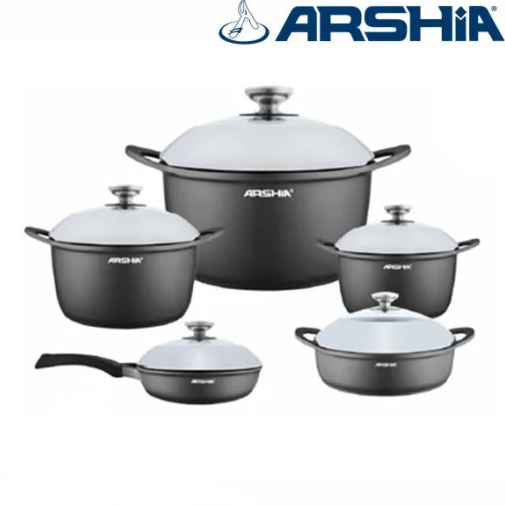 Arshia Premium Die Cast Cookware Set 10pcs