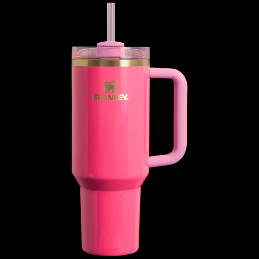 Stanley Quencher H2.0 FlowState Tumbler 40 OZ – Hot Pink | Limited Edition