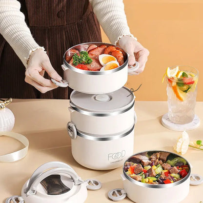 صندوق غداء دافئ مع حقيبة