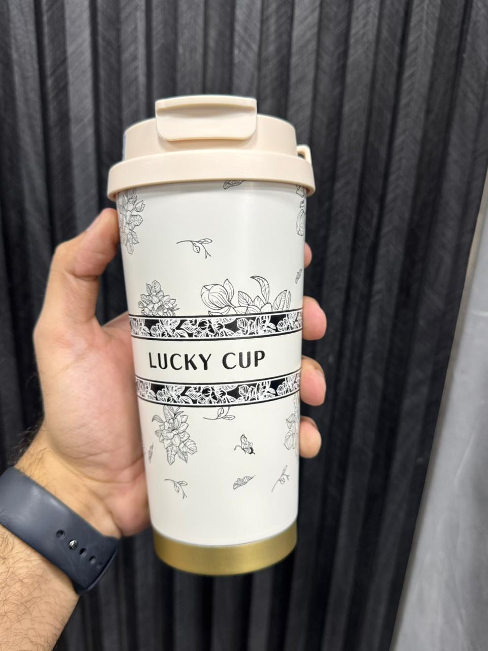 Flower Print Premium Quality Coffee Mug 520ML